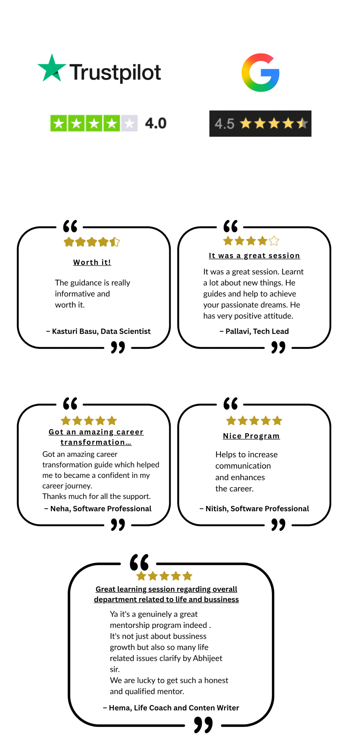 Testimonials